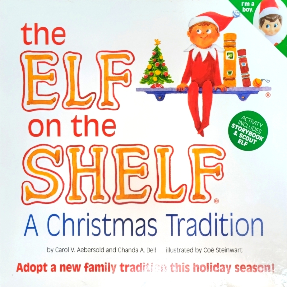 SOLD!!Original Elf on the Shelf - blue eyed boy with story book